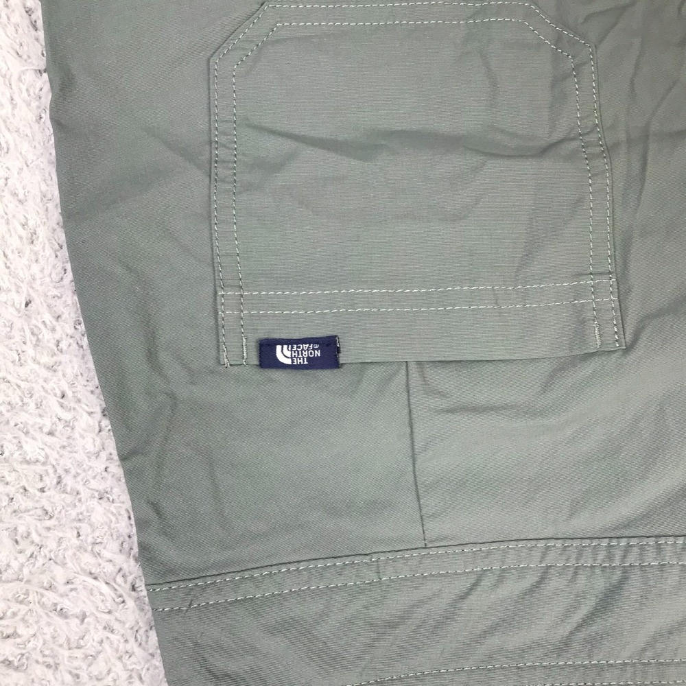 The North Face Shorts Womens 8 Gray Nylon Stretch 4.5" Cuffed Hiking Outdoor - Picture 10 of 11